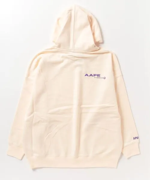 A BATHING APE  |Blended Fabrics Street Style Long Sleeves Cotton Logo