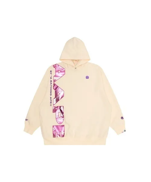 A BATHING APE  |Blended Fabrics Street Style Long Sleeves Cotton Logo