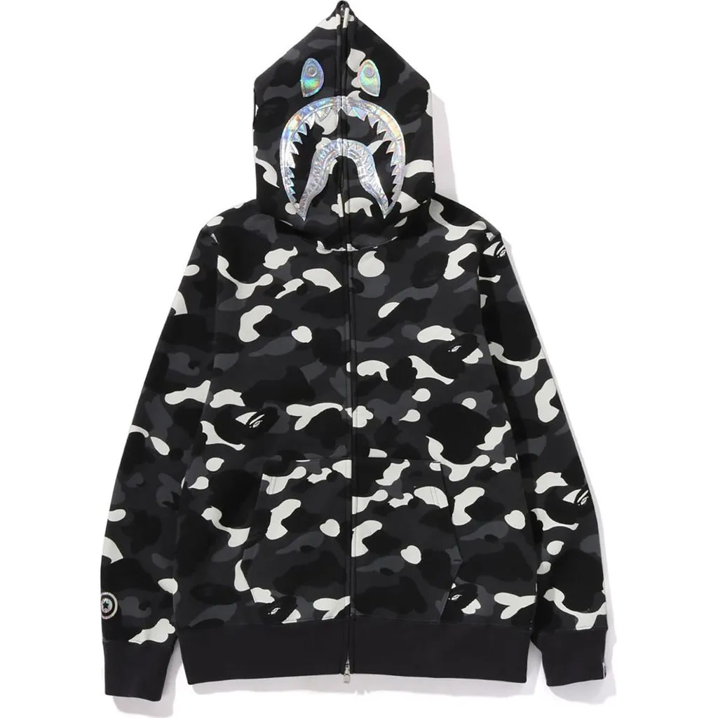 A BATHING APE  |Camouflage Street Style Long Sleeves Logo Hoodies