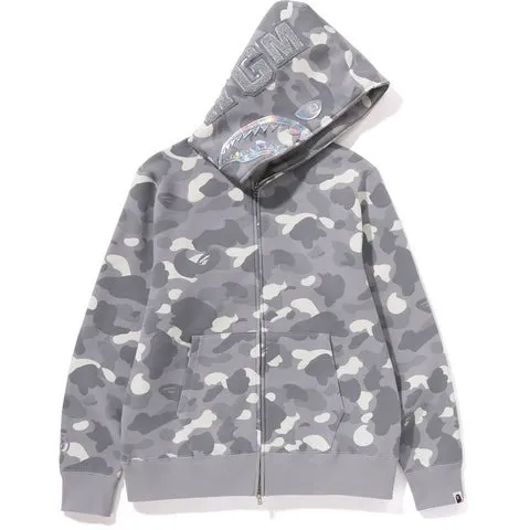 A BATHING APE  |Camouflage Street Style Long Sleeves Logo Hoodies