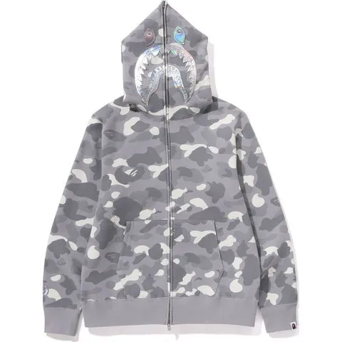 A BATHING APE  |Camouflage Street Style Long Sleeves Logo Hoodies