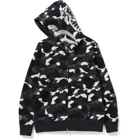 A BATHING APE  |Camouflage Street Style Long Sleeves Logo Hoodies