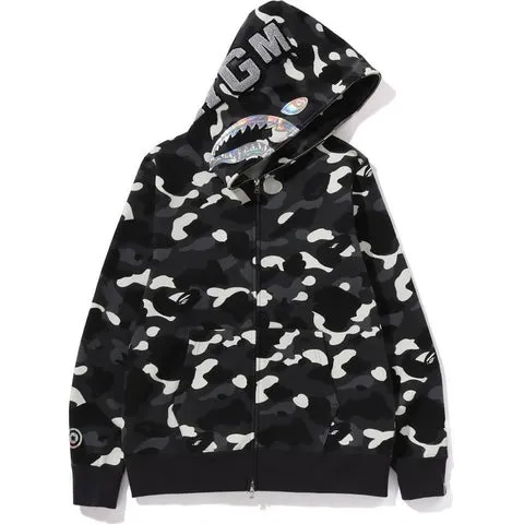 A BATHING APE  |Camouflage Street Style Long Sleeves Logo Hoodies