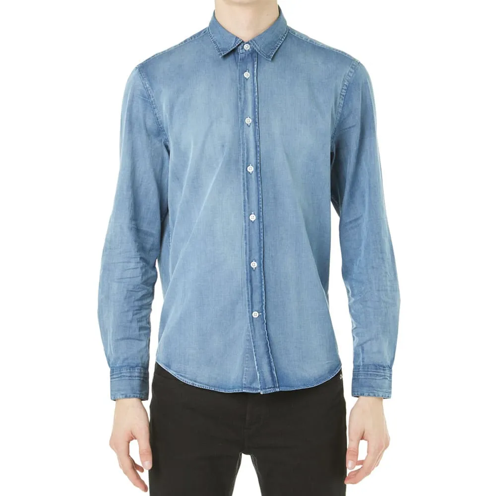 Acne Studios Jeffrey Denim ShirtBleached Denim