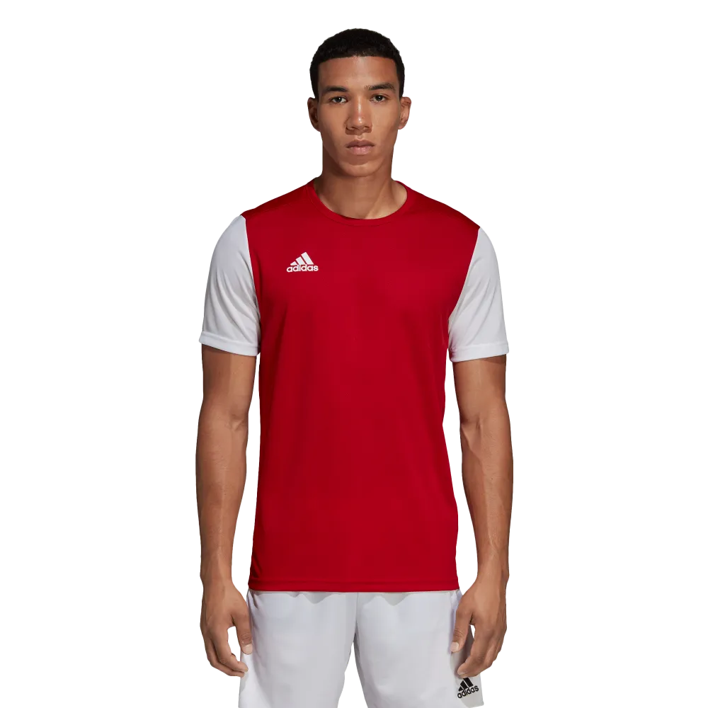 Adidas Adult Estro 19 Jersey (Red/White)