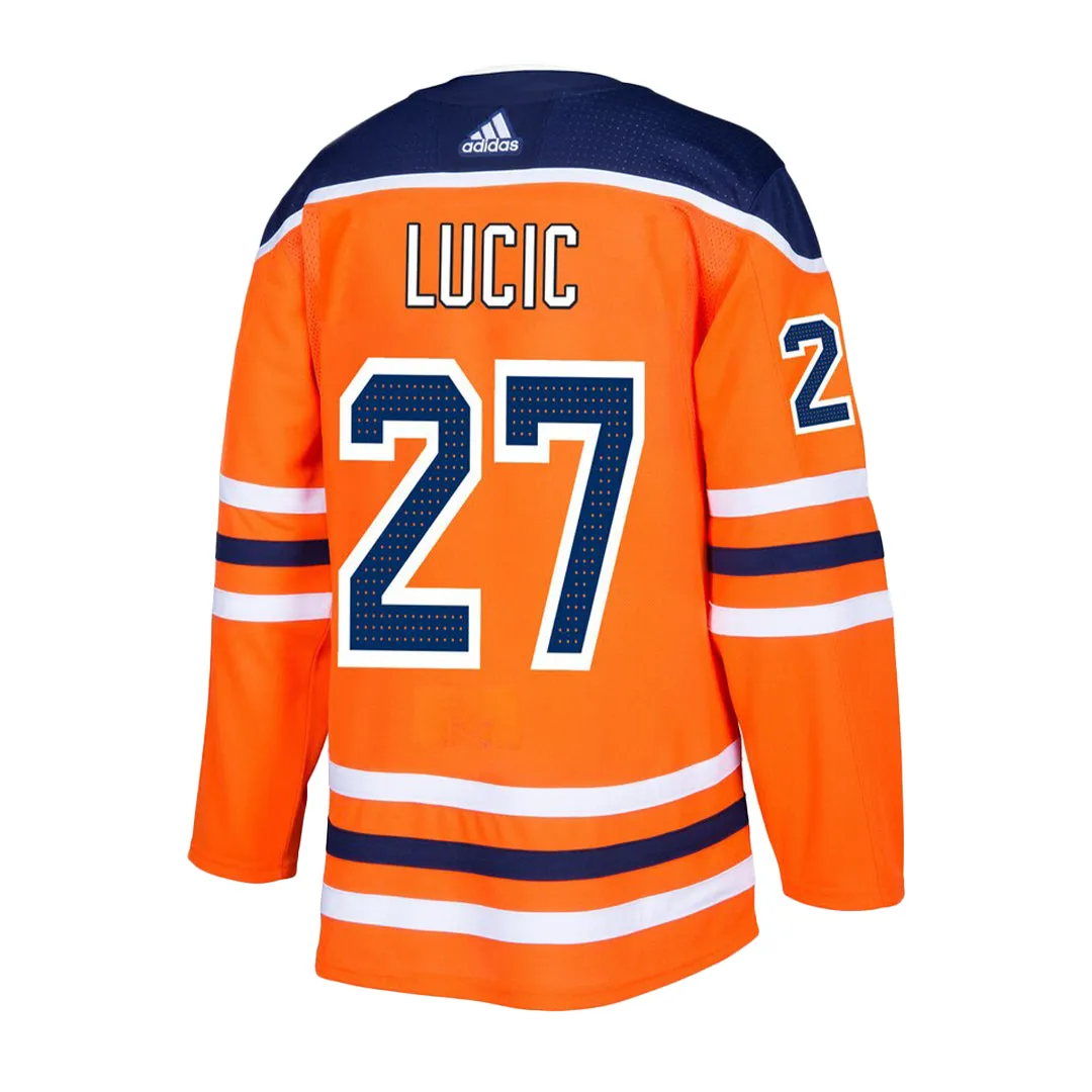 adidas - Men's Edmonton Oilers Authentic Milan Lucic Home Jersey (CA6921)