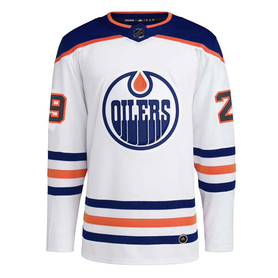 adidas - Men's Edmonton Oilers Leon Draisaitl Authentic Away Jersey (CR3569)