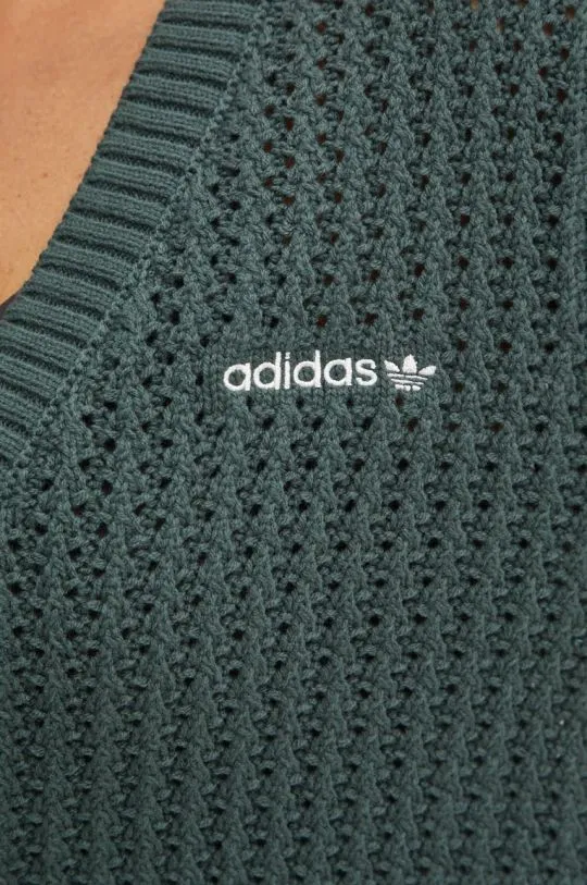 adidas Originals cardigan Cardigan women’s green color IX1046