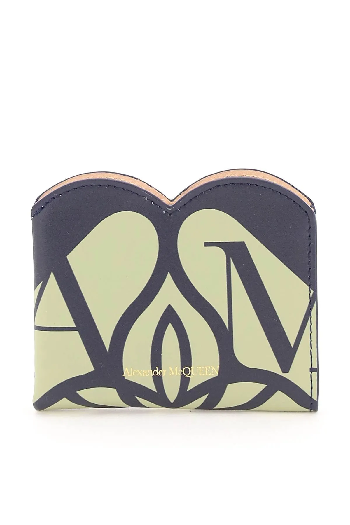 Alexander McQueen Seal Logo Card Wallet