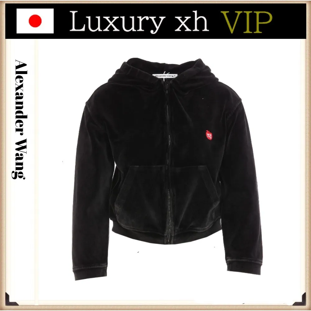 Alexander Wang  |Street Style Long Sleeves Plain Cotton Logo