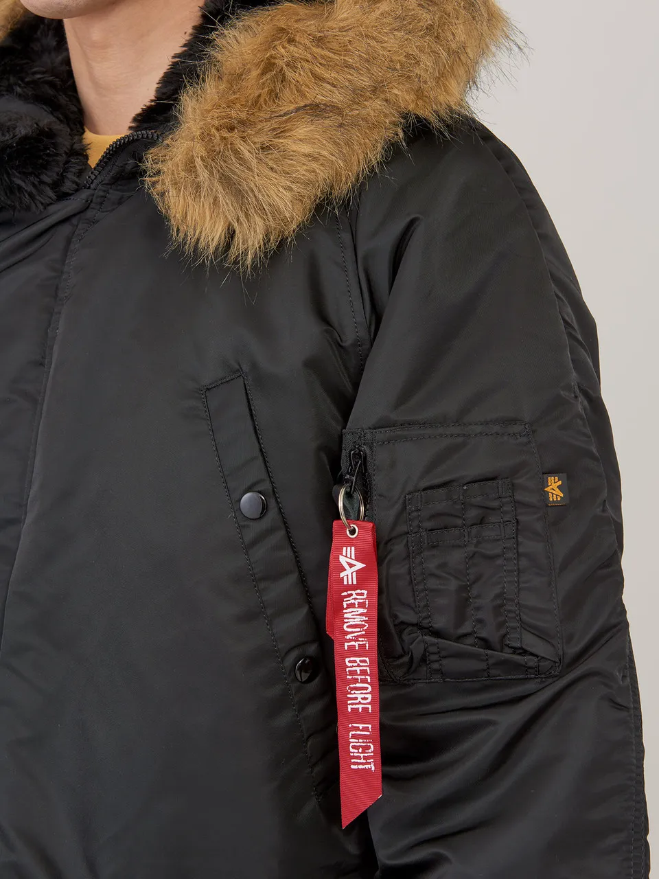 Alpha Industries Heritage N-3B Parka Long Extreme Cold Weather Black