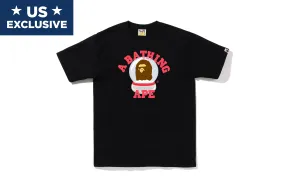 APE HEAD SNOW GLOBE COLLEGE TEE MENS