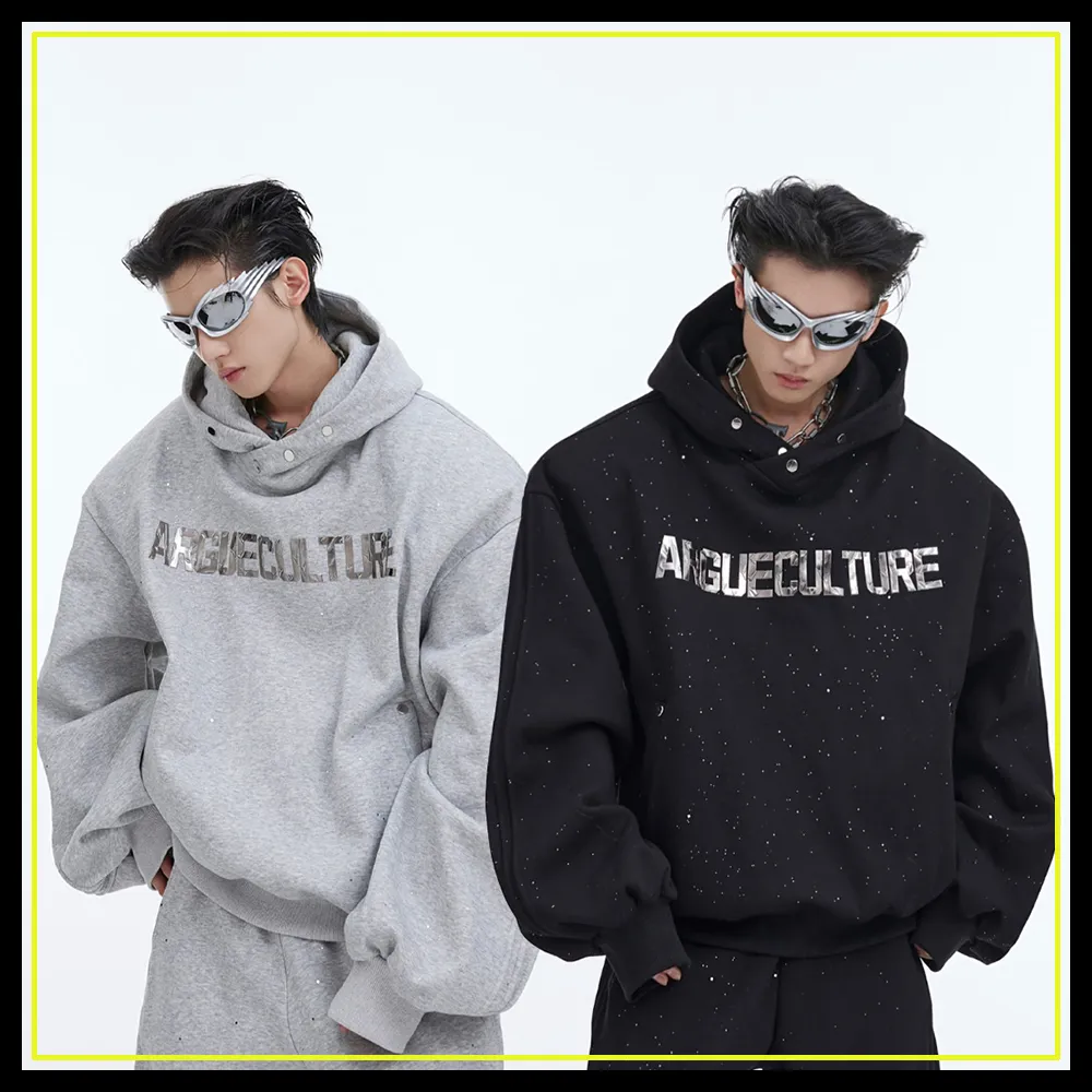 Argue Culture  |Unisex Street Style Long Sleeves Oversized Logo Hoodies