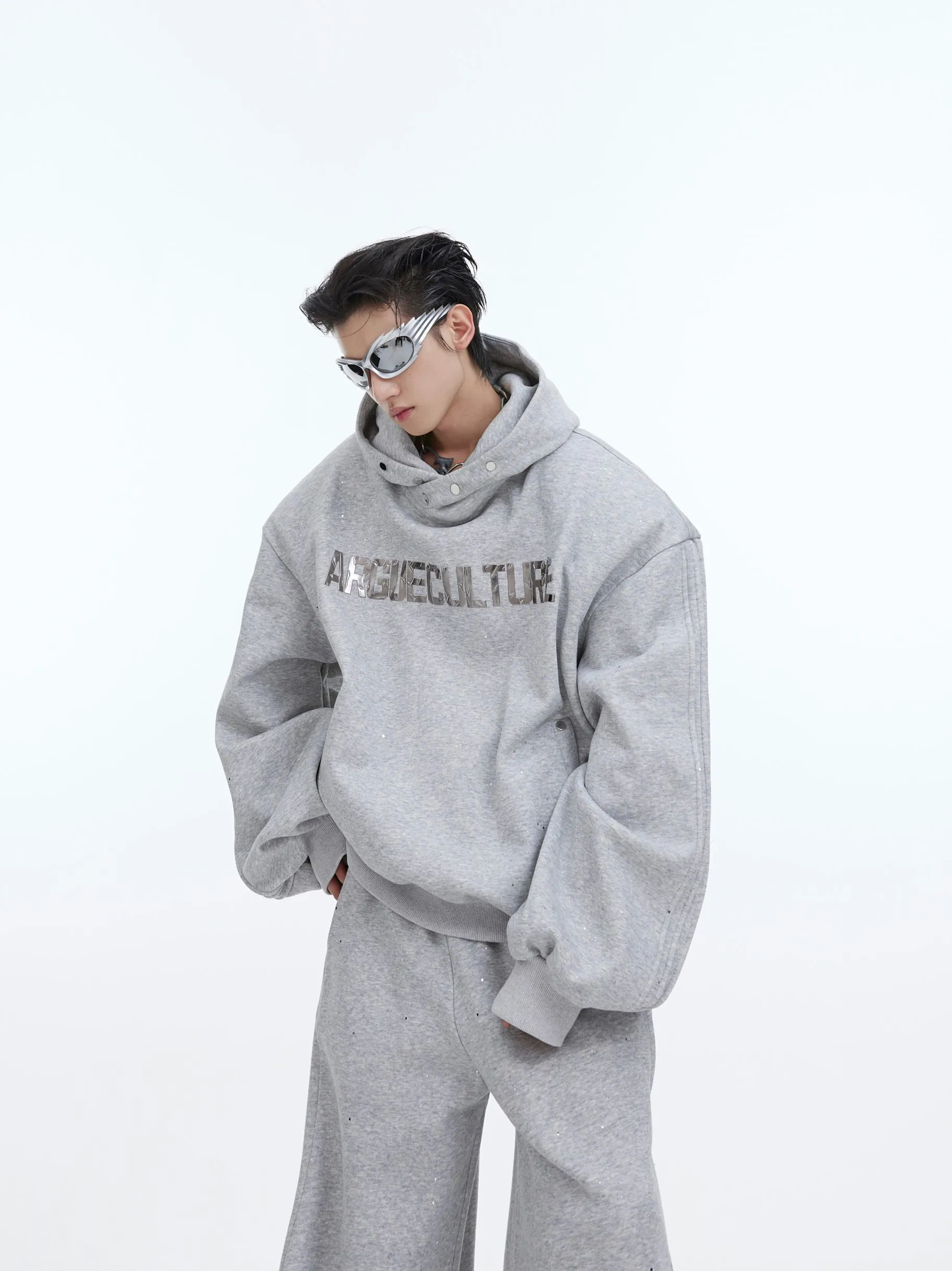 Argue Culture  |Unisex Street Style Long Sleeves Oversized Logo Hoodies