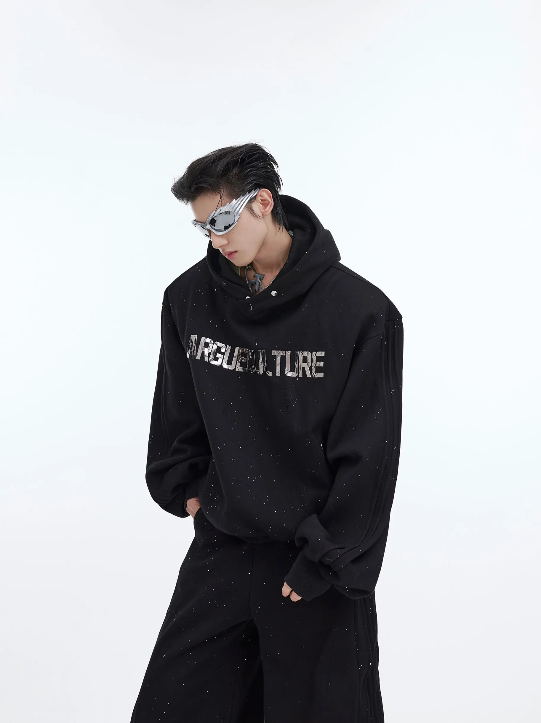 Argue Culture  |Unisex Street Style Long Sleeves Oversized Logo Hoodies