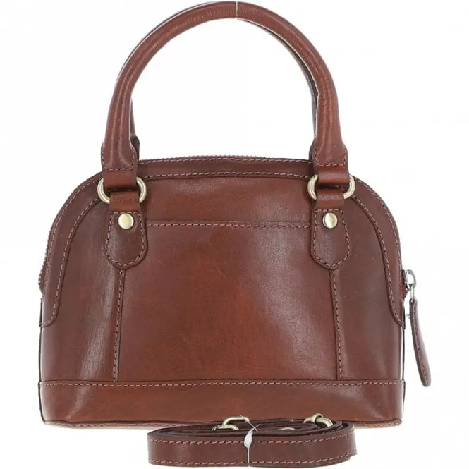 Ashwood Womens Small Leather Tote Bag Chestnut: T-82