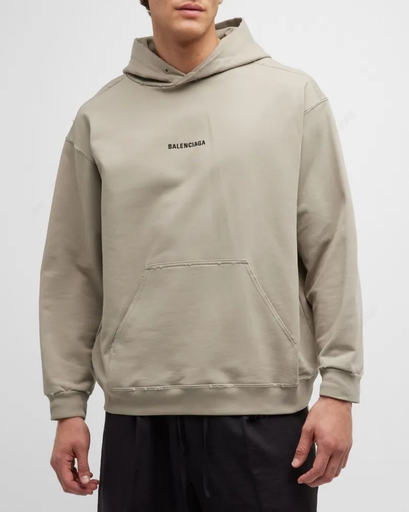 BALENCIAGA  |Unisex Street Style Long Sleeves Oversized Logo Luxury