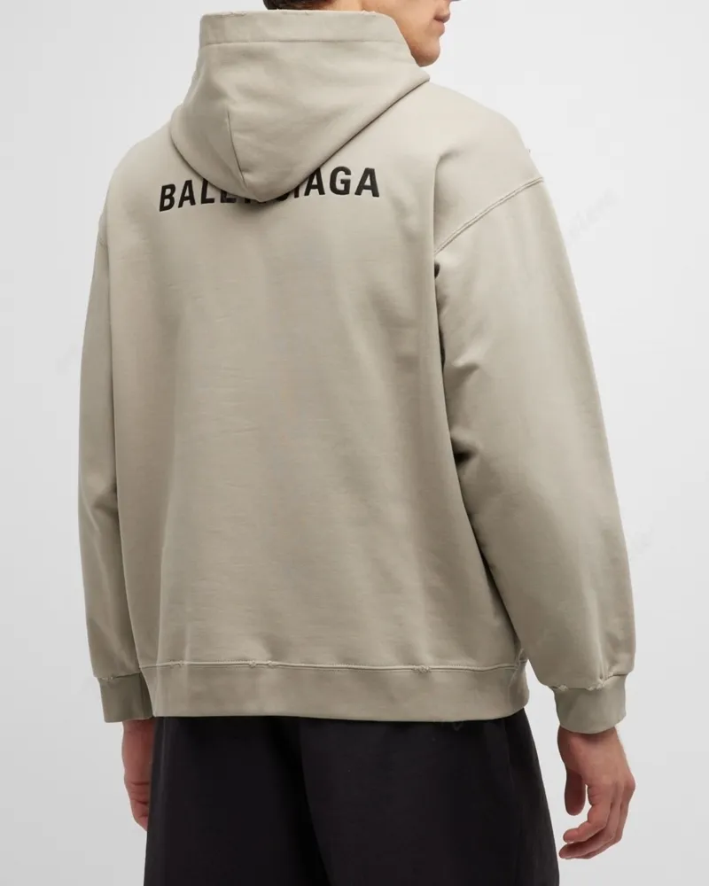 BALENCIAGA  |Unisex Street Style Long Sleeves Oversized Logo Luxury