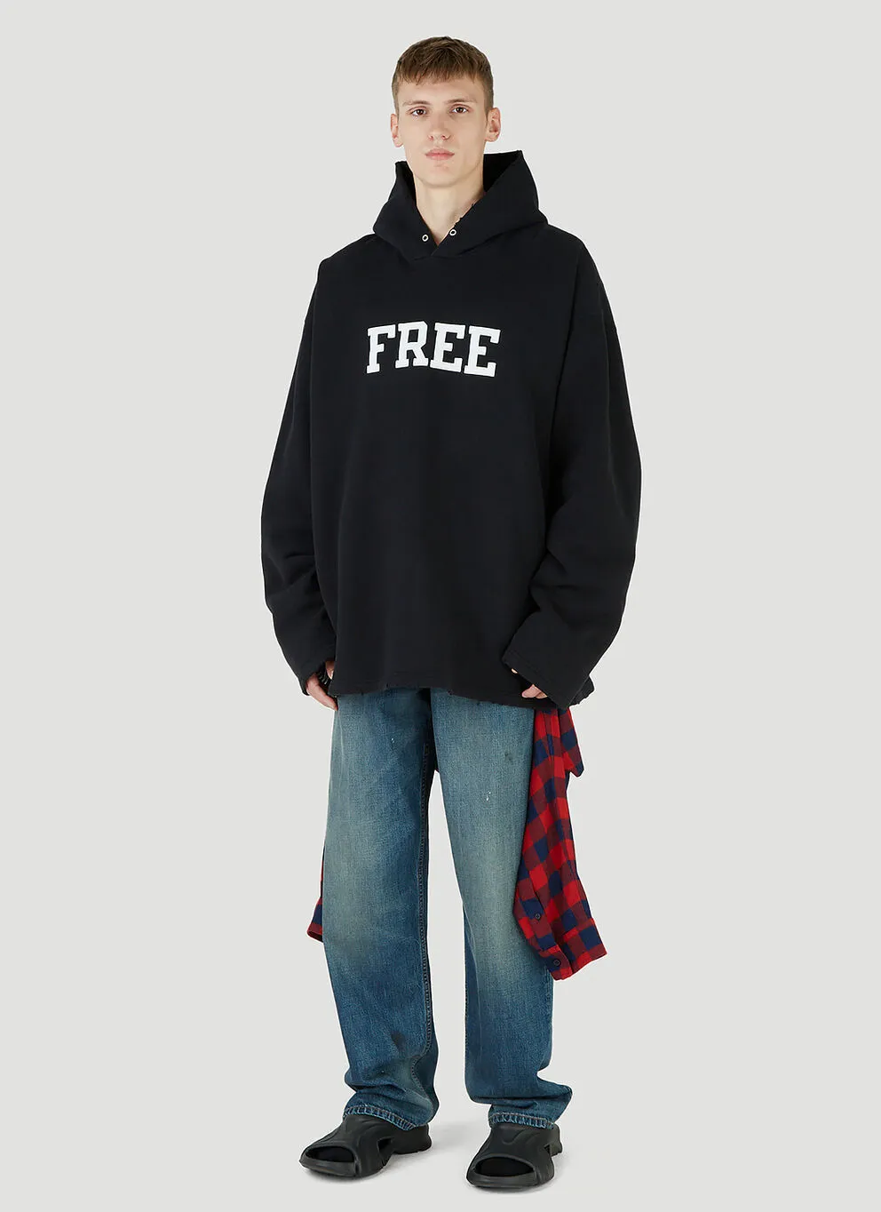 BALENCIAGA  |Unisex Sweat Street Style Long Sleeves Plain Logo