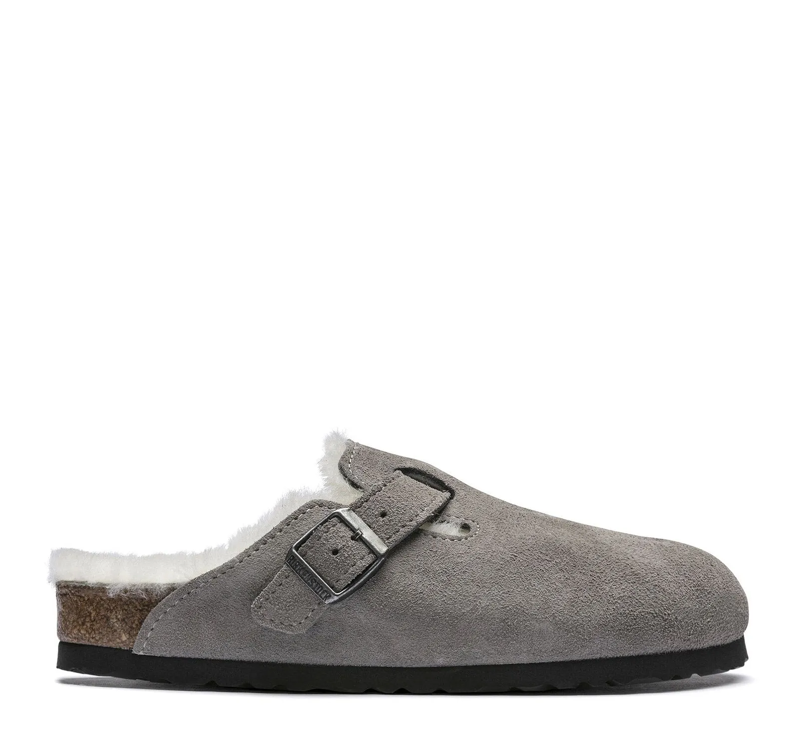 Birkenstock Boston Suede Shearling Clog