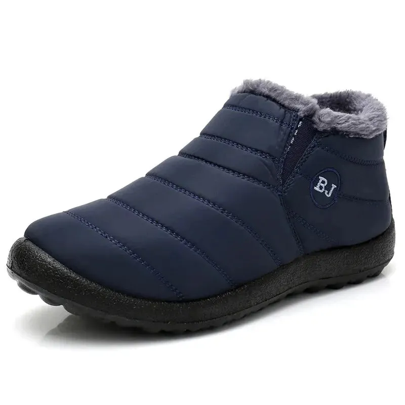 Boots with Plush and Thick Insulation Feathers, Waterproof and Slip