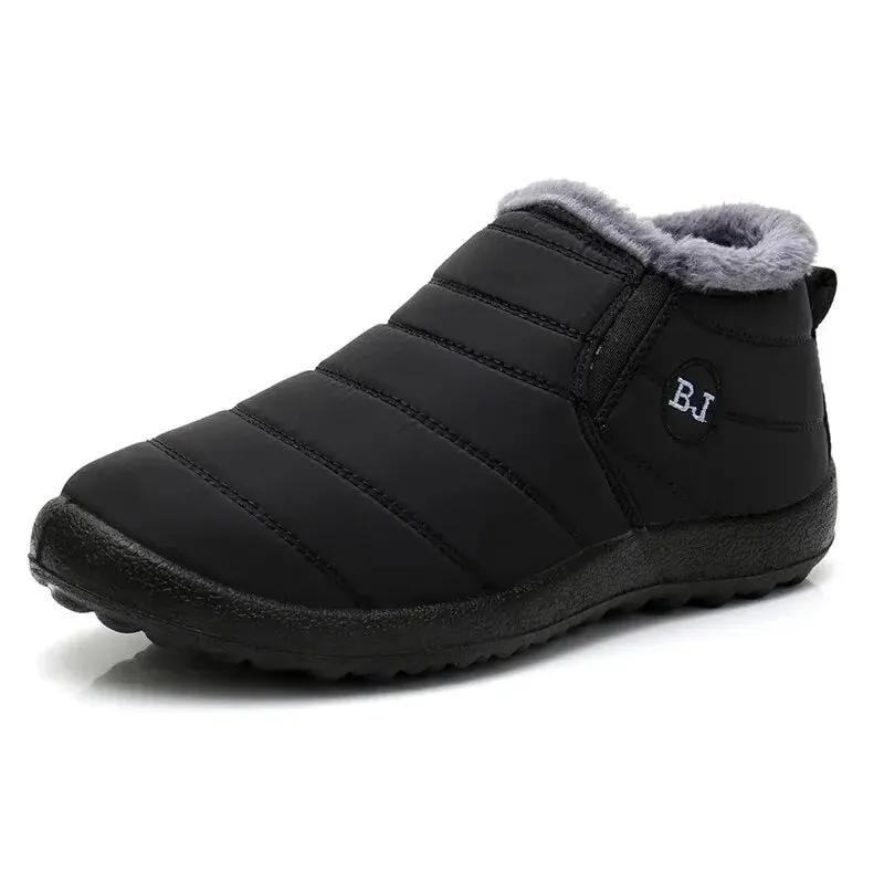 Boots with Plush and Thick Insulation Feathers, Waterproof and Slip