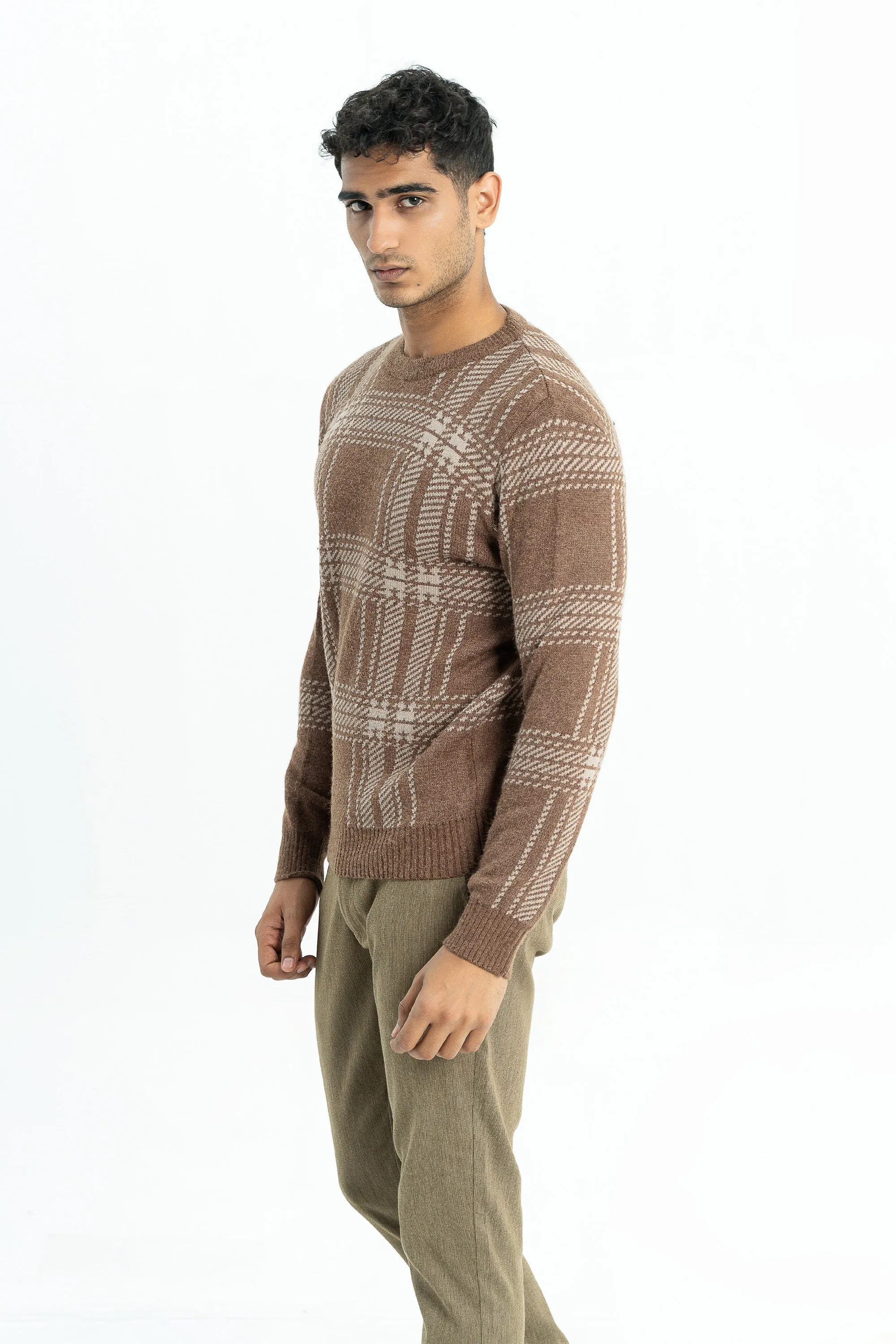 Brown sweater