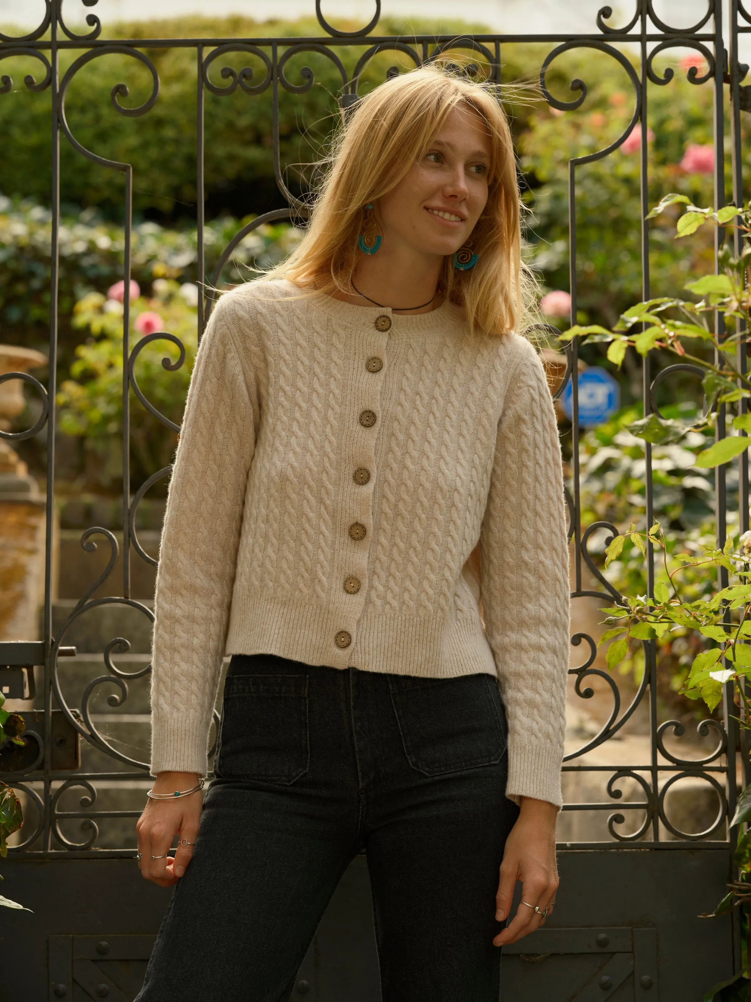 Cable Cardigan