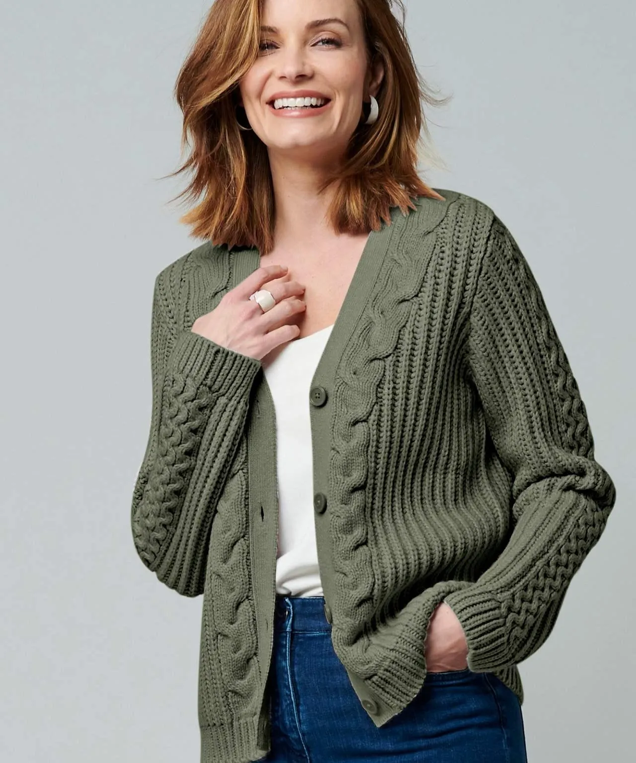 Cable Knit Cardigan