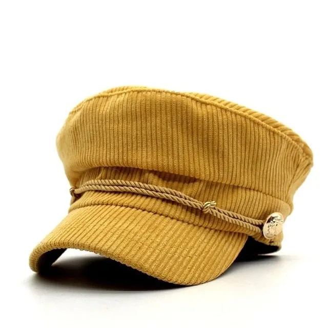 Cap Drag Corduroy (Yellow)