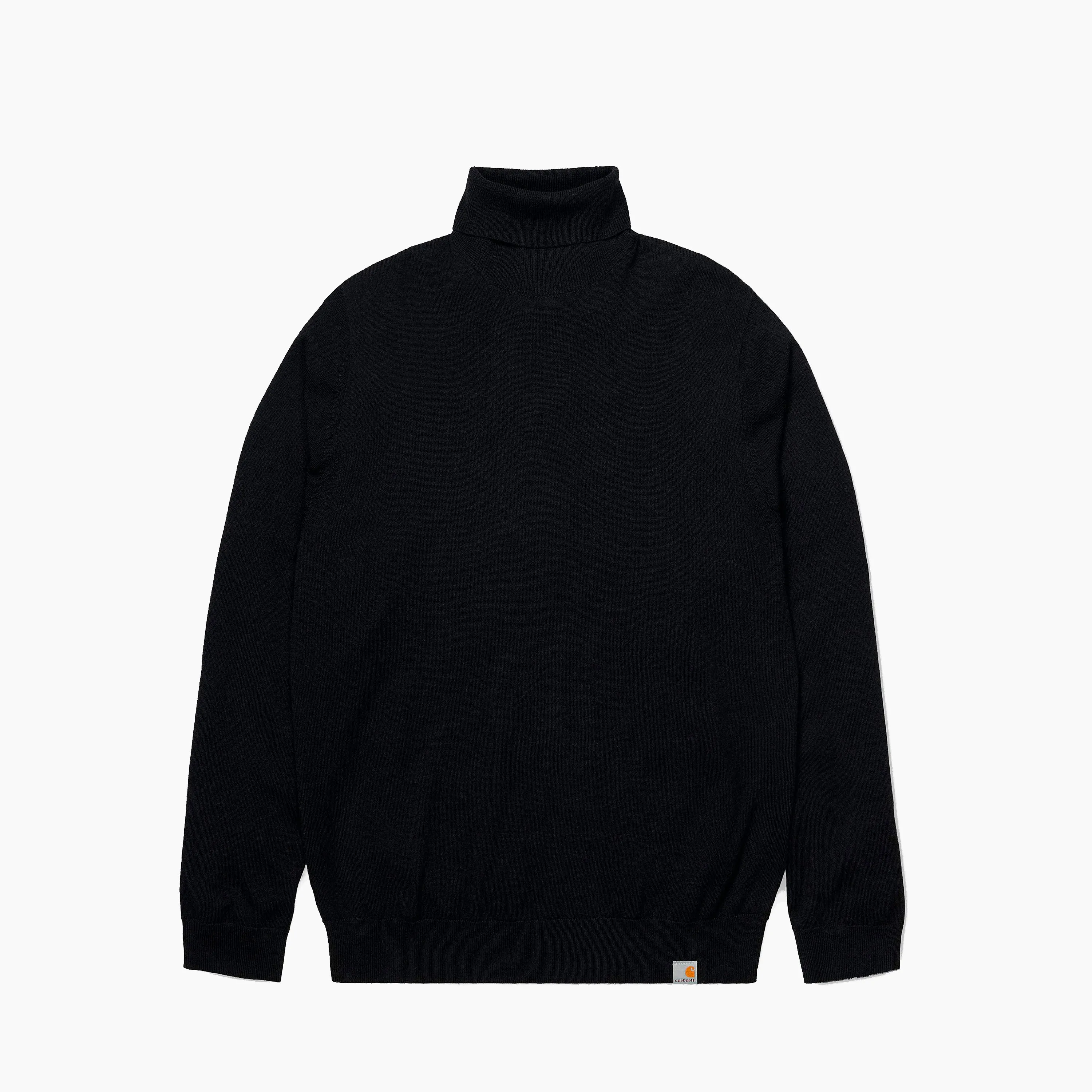 CARHARTT WIP PLAYOFF SWEATER HIGH NECK BLACK - I023368