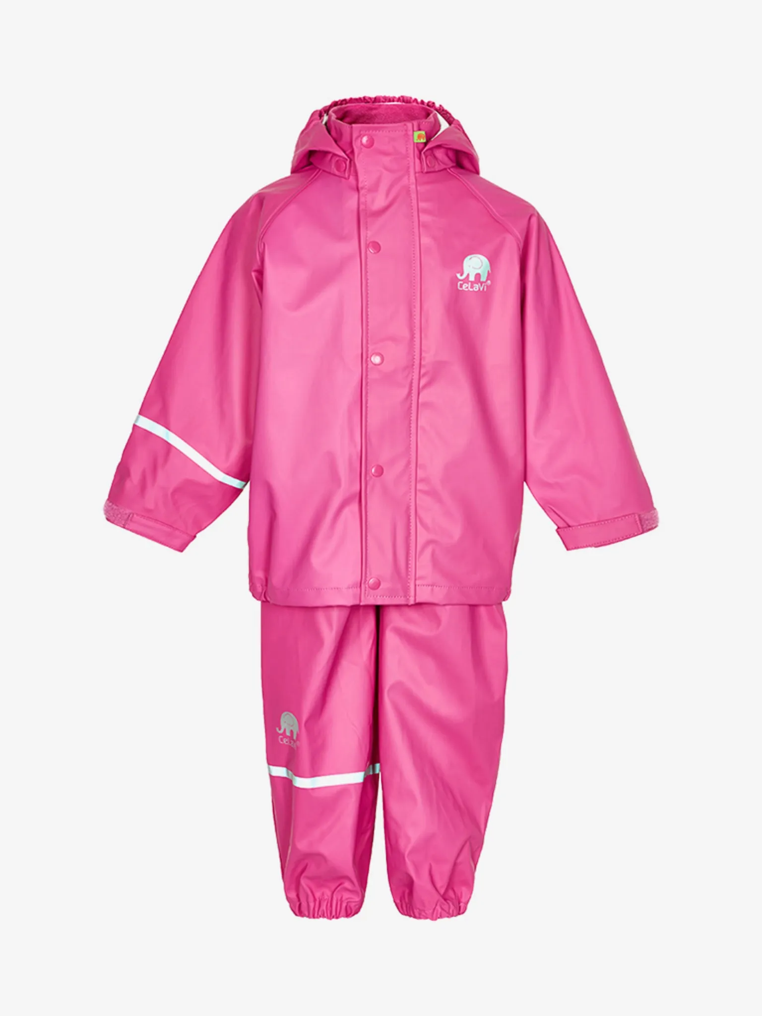 CeLaVi Real Pink Unlined Waterproof Rainwear Set