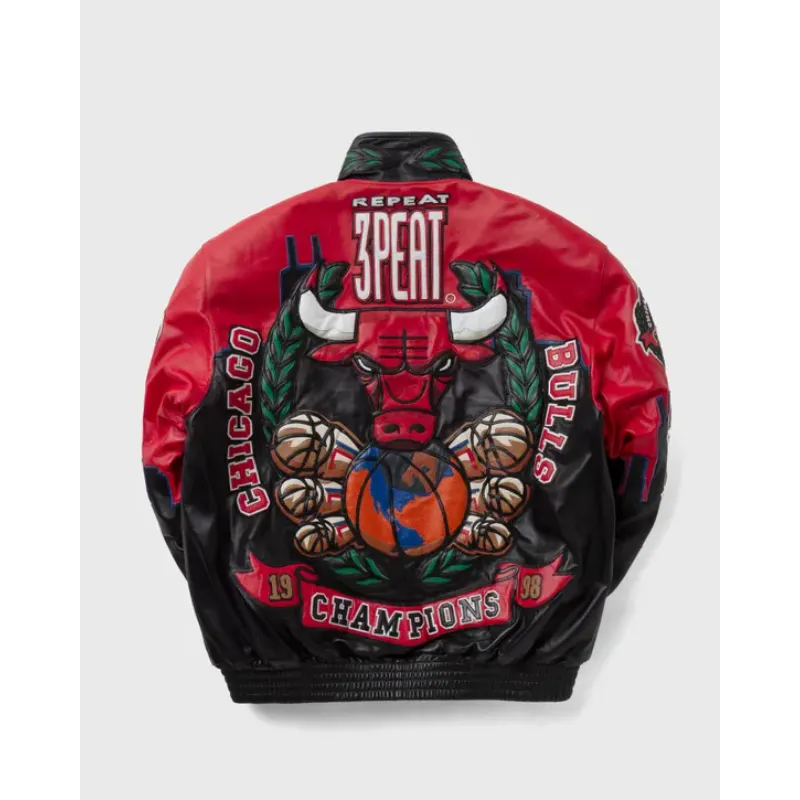 Chicago Bulls Leather Jacket - William Jacket