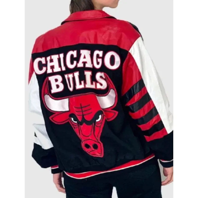 Chicago Bulls Leather Jacket - William Jacket