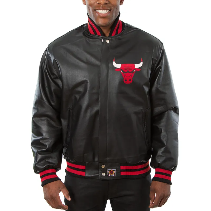 Chicago Bulls Leather Jacket - William Jacket