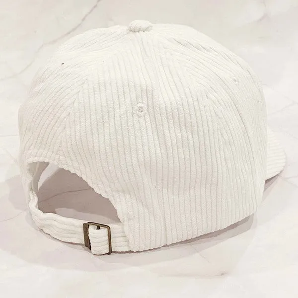 Corduroy Baseball Cap - MAMA