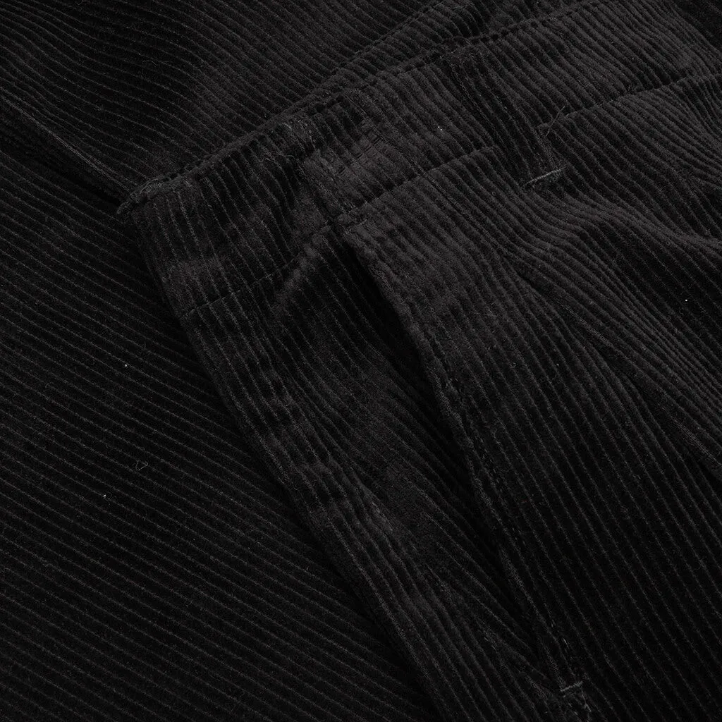 Corduroy Trouser Pant - Black