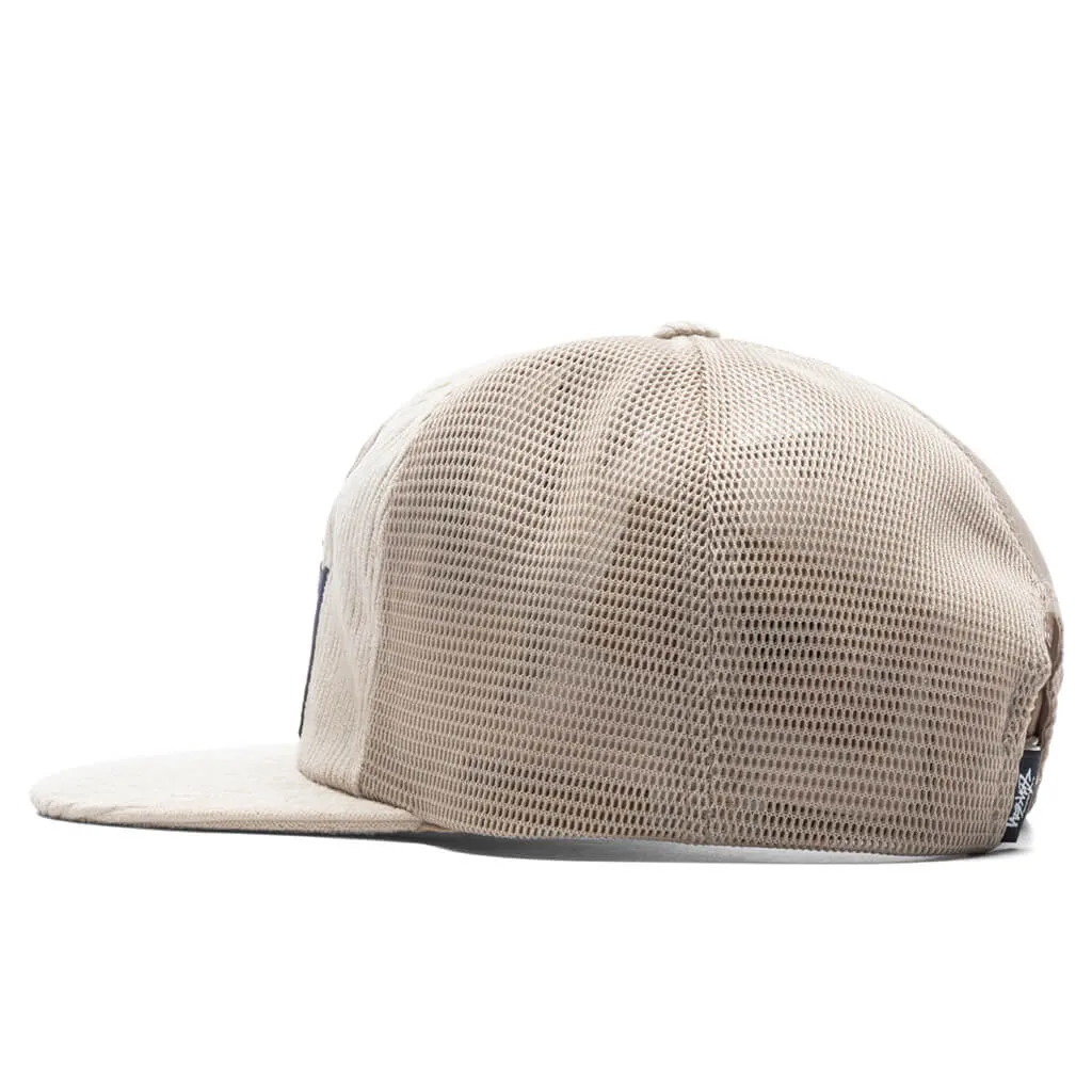 Corduroy Trucker Cap - Cream