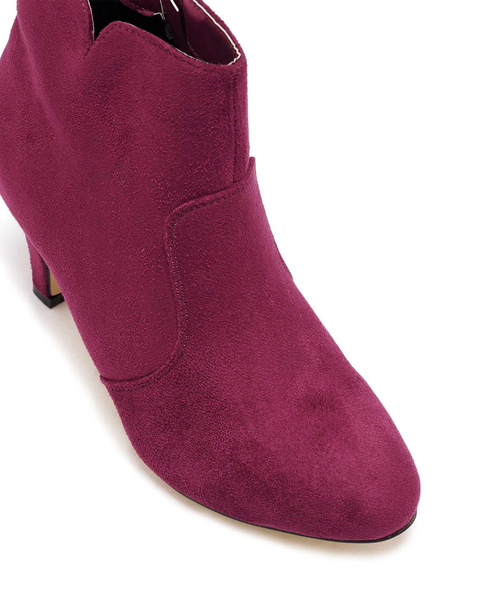 Court Ankle Boot Raspberry