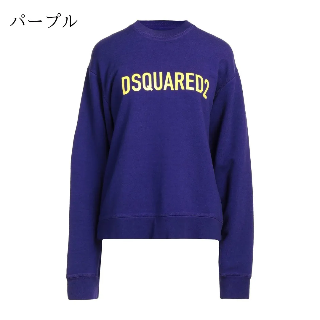 D SQUARED2  |Crew Neck Unisex Street Style Long Sleeves Plain Cotton Logo