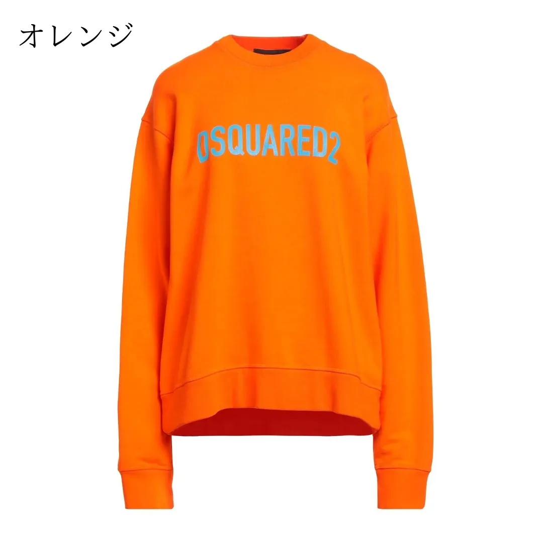 D SQUARED2  |Crew Neck Unisex Street Style Long Sleeves Plain Cotton Logo