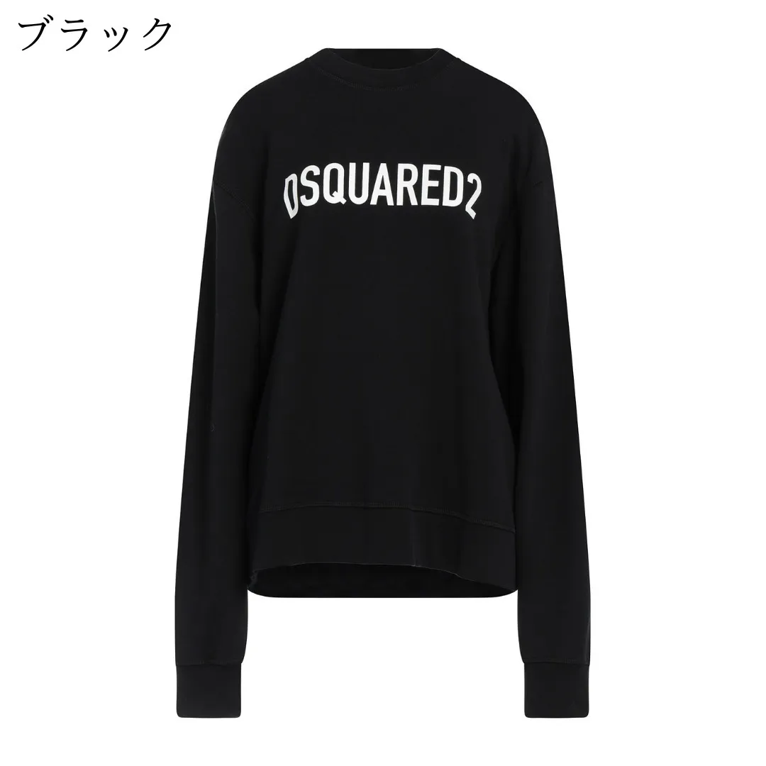 D SQUARED2  |Crew Neck Unisex Street Style Long Sleeves Plain Cotton Logo