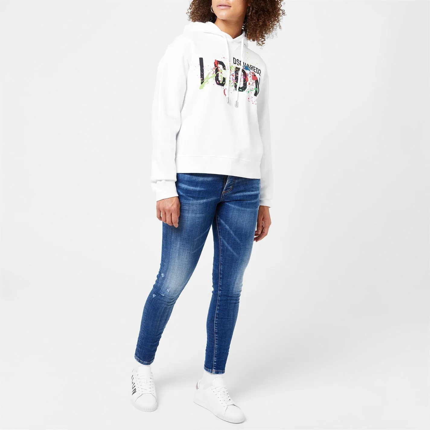 D SQUARED2  |Unisex Street Style Long Sleeves Cotton Logo