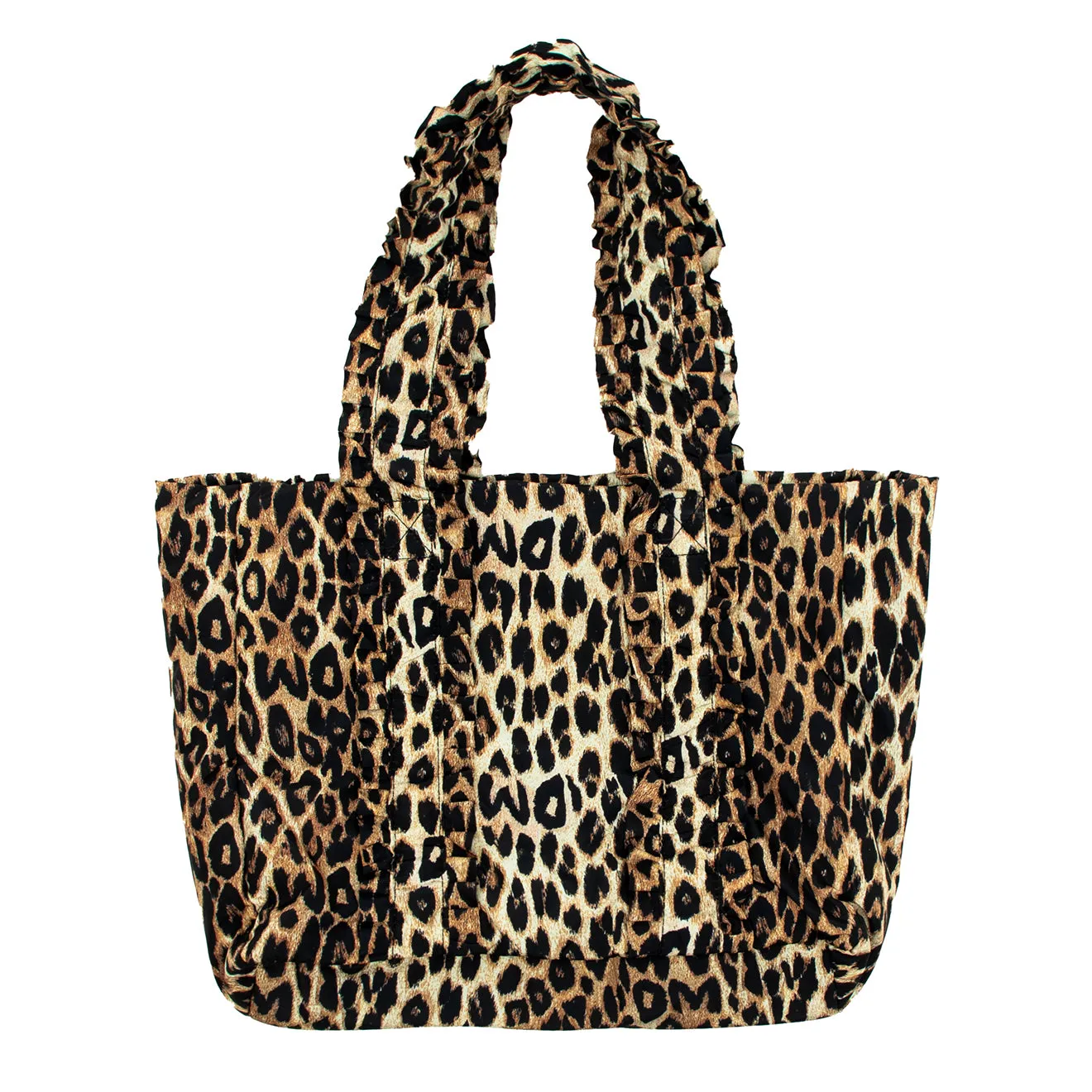 Damson Madder Frill Tote Bag Leopard