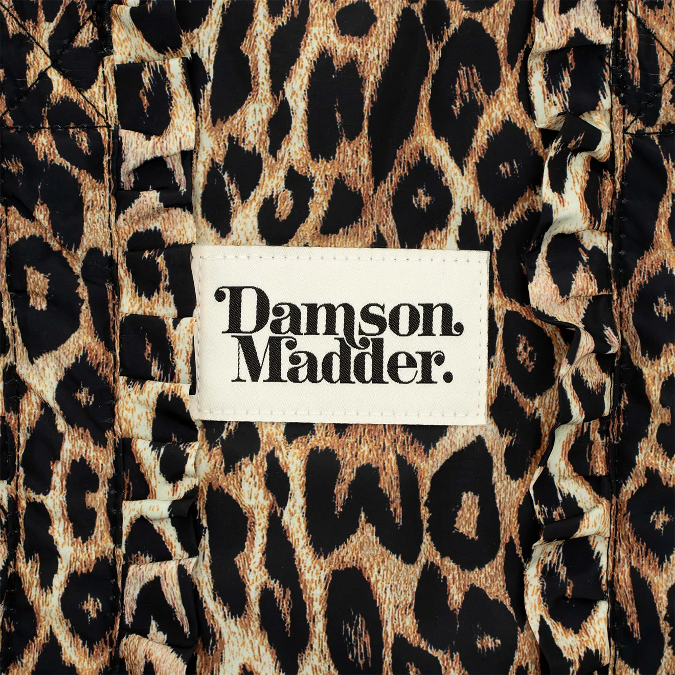 Damson Madder Frill Tote Bag Leopard