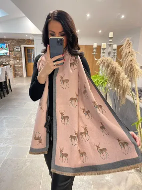 Deer Print Scarf