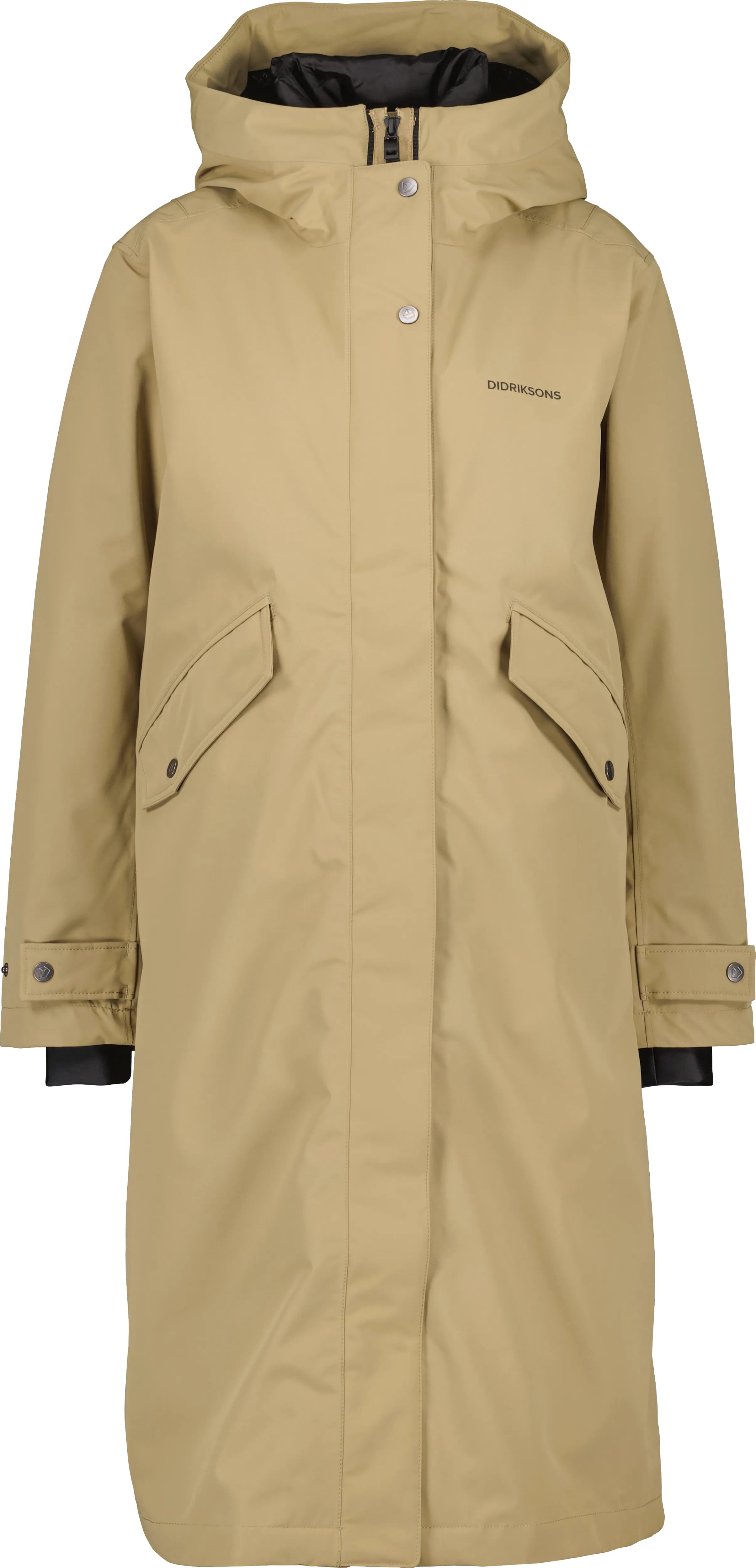 Didriksons Women's Mia Parka Long Wood | Buy Didriksons Women's Mia Parka Long Wood here | Outnorth