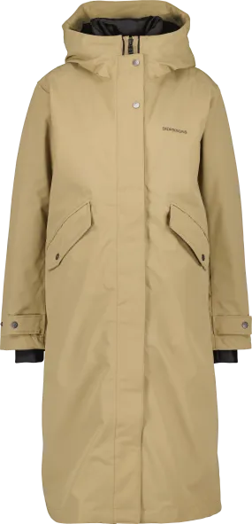 Didriksons Women's Mia Parka Long Wood | Buy Didriksons Women's Mia Parka Long Wood here | Outnorth