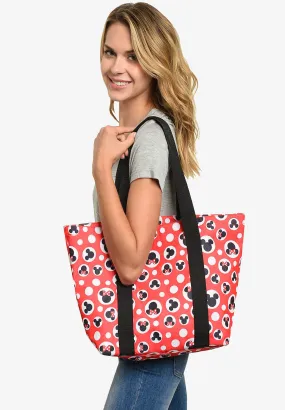 Disney Mickey & Minnie Mouse Women's Zip Tote Bag