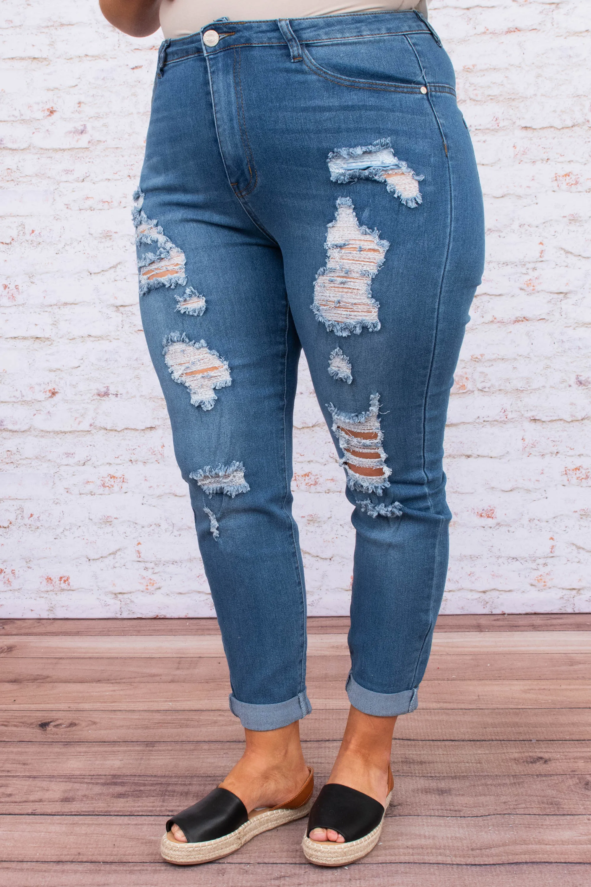 Do Your Dance Jeans, Medium Blue